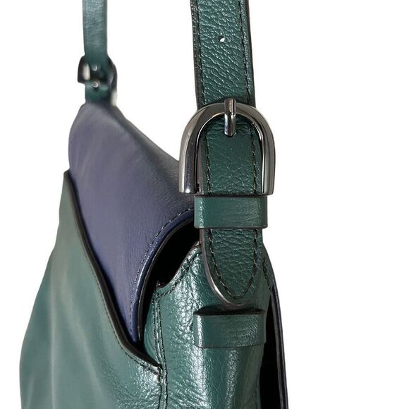 OrYANY Women's Blue and Green Color Block Crossbody Shoulder Bag - Picture 4 of 8